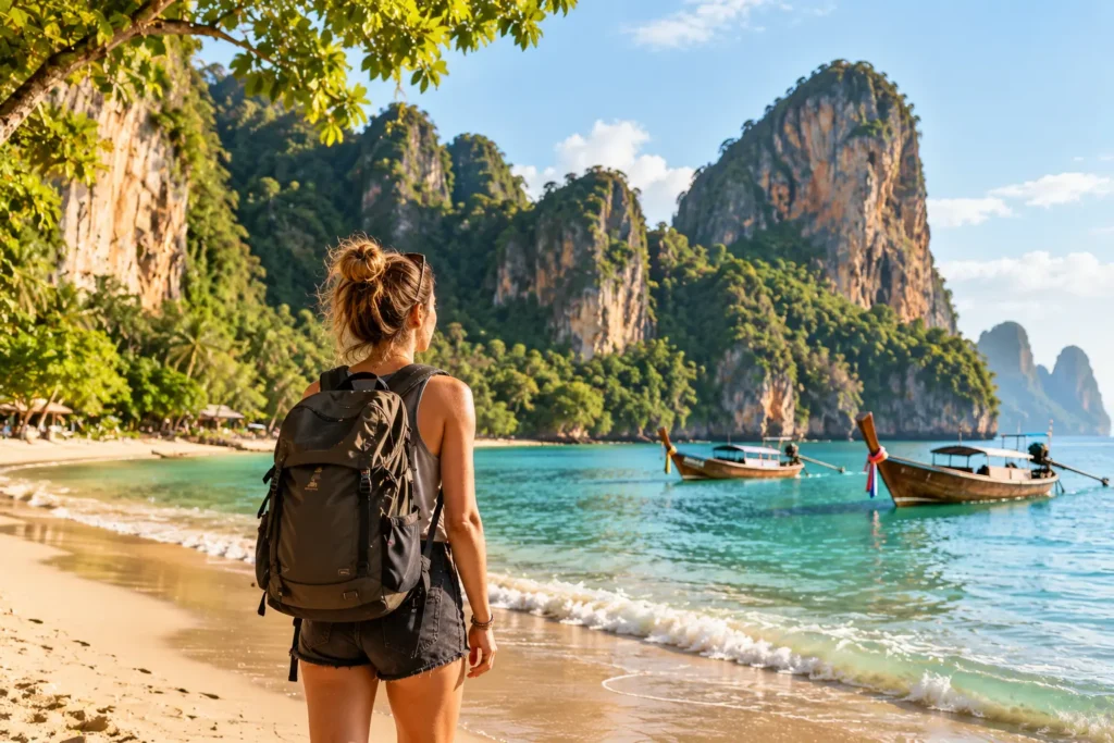 Krabi en Ao Nang tijdens backpack route Thailand